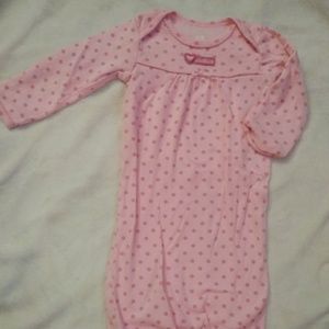Bundle of 2 Carter's baby girl nightdowns